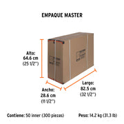 Lentes de seguridad espejo plata, TRUPER Ultralite