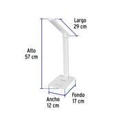 Lámpara de LED 8W 5 niveles de iluminación para escritorio