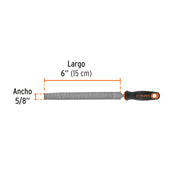 Lima escofina 6' con mango Comfort Grip, TRUPER
