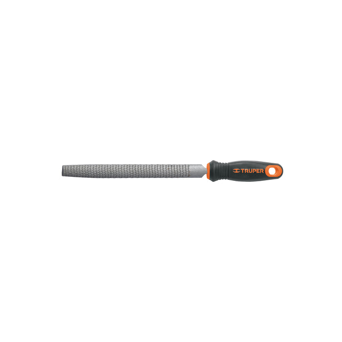 Lima escofina 8' con mango Comfort Grip, TRUPER