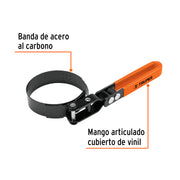 Llave de banda metálica 2-1/2' a3-1/4' para filtro de aceite