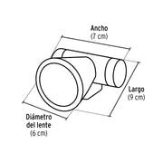 Linterna de minero LED 160 lm recargable, PRETUL