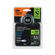 Linterna de minero LED 160 lm, recargable, TRUPER EXPERT