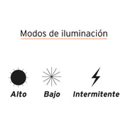 Linterna de minero LED 300 lm, recargable, TRUPER EXPERT