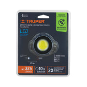 Linterna de minero LED 325 lm, recargable, TRUPER