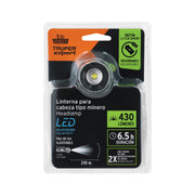 Linterna de minero LED 430 lm, recargable, TRUPER EXPERT