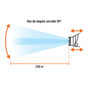 Linterna de minero LED 500 lm, recargable, TRUPER EXPERT