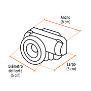 Linterna de minero LED 210 lm, recargable, TRUPER