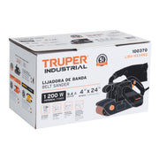 Lijadora de banda 4 x 24', 1200W, TRUPER INDUSTRIAL