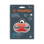 Linterna trasera para bicicleta 9 LEDs con 2 pilas AAA