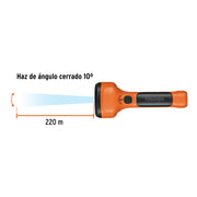 Linterna plástica de LED 350 lm, recargable, TRUPER