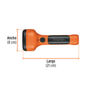 Linterna plástica de LED 350 lm, recargable, TRUPER