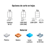 Lija para madera papel cabinet, grano 120, TRUPER