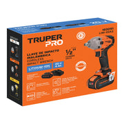 Llave de impacto 1/2', 20V, 184 lb/ft, 1 batería 4Ah, PRO