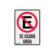 Letrero de señalización 'NO ESTACIONARSE', 25 x 34 cm
