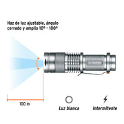 Linterna de aluminio 1 LED de 40 lm con 1 pila AA, TRUPER