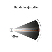 Linterna de aluminio 1 LED de 40 lm con 1 pila AA, TRUPER
