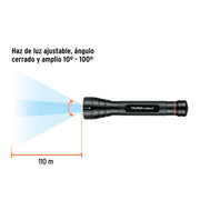 Linterna de aluminio LED Cree 235 lm con 2 pilas AA, EXPERT