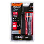 Linterna de aluminio LED Cree 235 lm con 2 pilas AA, EXPERT