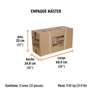 Linterna de aluminio LED Cree 500 lm con 2 pilas D, EXPERT