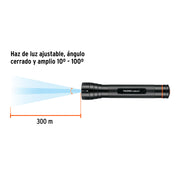 Linterna de aluminio LED Cree 850 lm con 3 pilas D, EXPERT