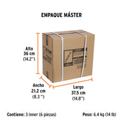 Linterna de aluminio LED Cree 850 lm con 3 pilas D, EXPERT