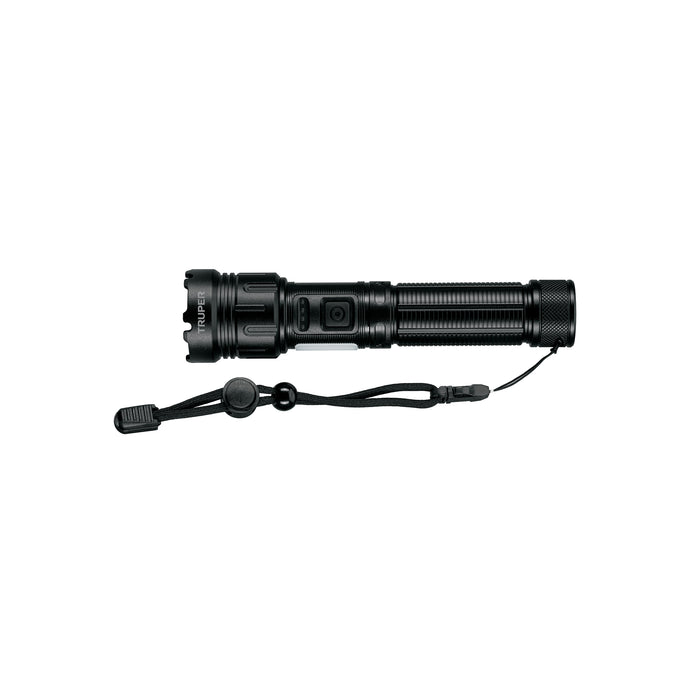 Linterna LED recargable c/luz de emergencia, 410 lm, TRUPER