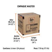 Linterna LED recargable c/luz de emergencia, 410 lm, TRUPER