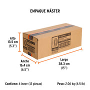Rollo de 5 m de lija para plomero grano 120 ancho 1-1/2'
