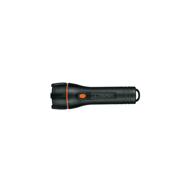 Linterna plástica 1 LED 180 lm con 2 pilas D, TRUPER