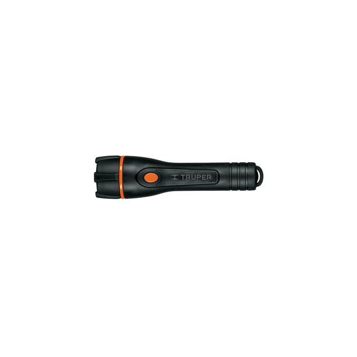 Linterna plástica 1 LED 80 lm con 2 pilas AA, TRUPER
