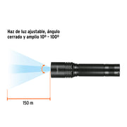 Linterna LED recargable, de aluminio, 340 lm, TRUPER