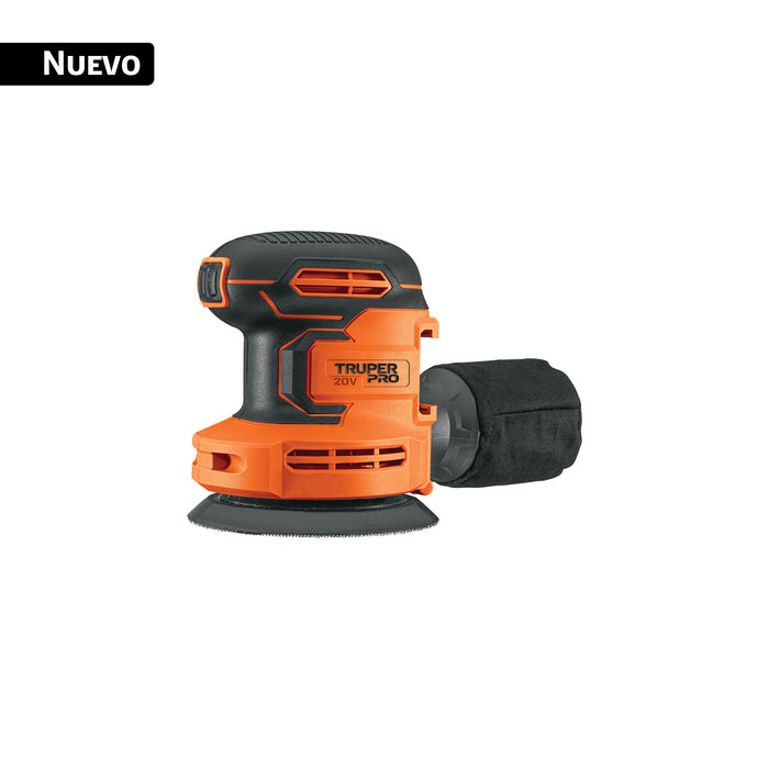 Lijadora roto-orbital 5', 20V, sin accesorios, TRUPER PRO