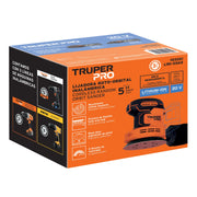 Lijadora roto-orbital 5', 20V, sin accesorios, TRUPER PRO
