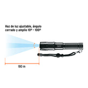 Linterna LED recargable, de aluminio, 500 lm, TRUPER EXPERT