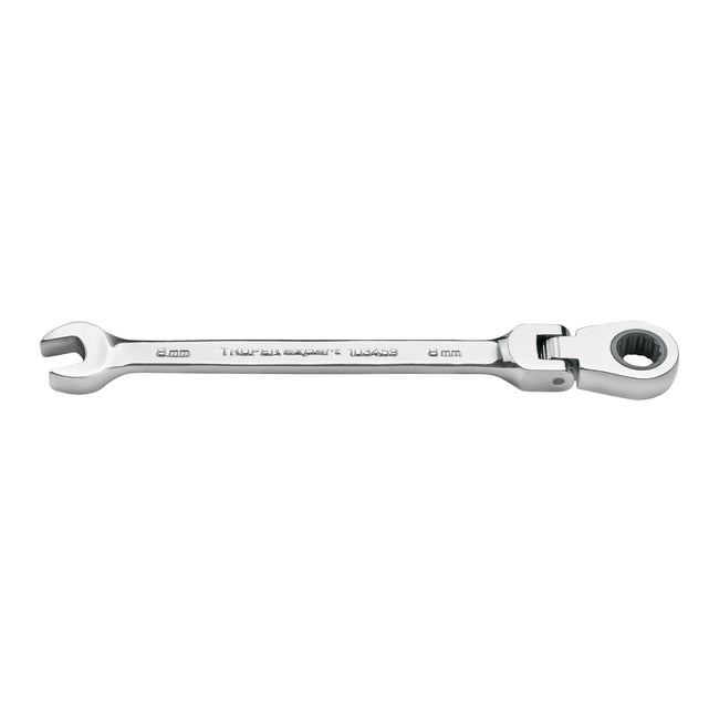 Llave combinada con matraca 8 mm flexible, EXPERT