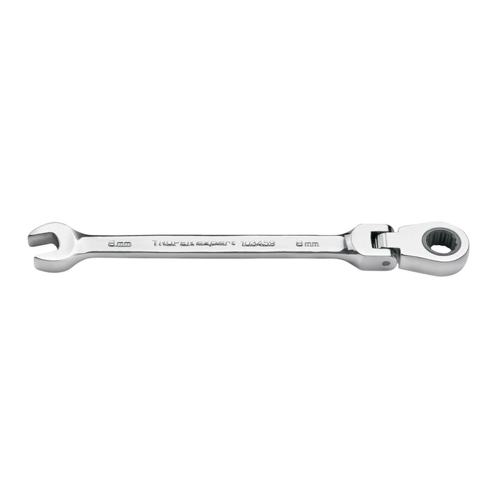 Llave combinada con matraca 8 mm flexible, EXPERT