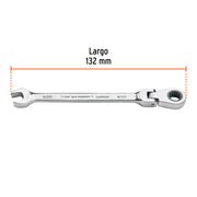 Llave combinada con matraca 8 mm flexible, EXPERT
