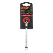 Llave combinada matraca reversible 1/4'x125mm largo, EXPERT