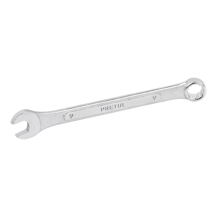 Llave combinada 9 mm x 130 mm de largo, PRETUL