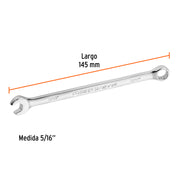 Llave combinada extralarga 5/16' x 145 mm de largo, EXPERT