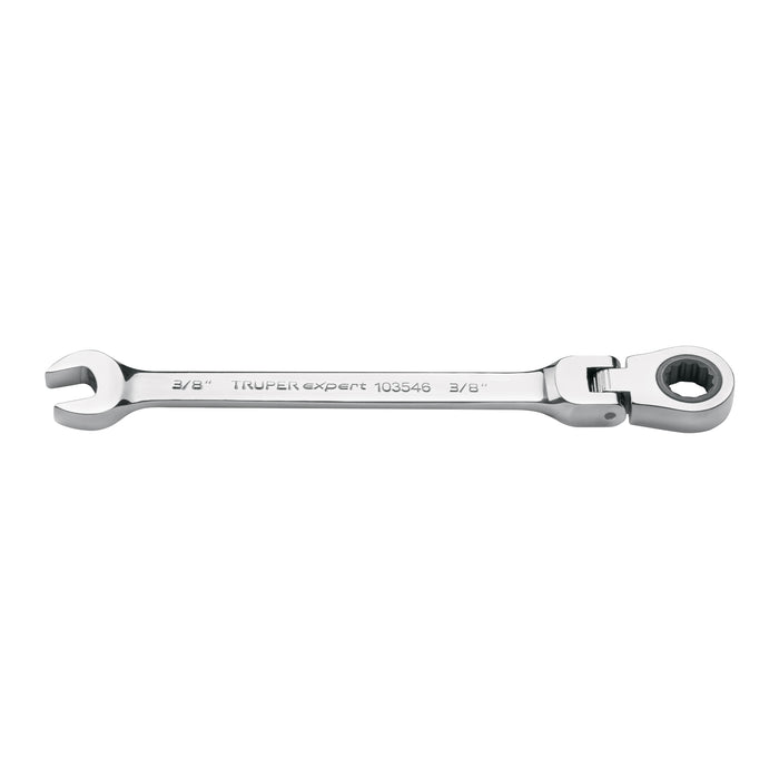 Llave combinada con matraca 3/8' flexible, EXPERT