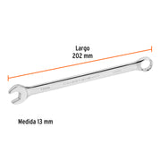 Llave combinada extralarga 13 mm x 202 mm de largo, EXPERT