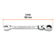 Llave combinada con matraca 14 mm flexible, EXPERT