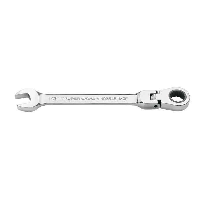 Llave combinada con matraca 1/2' flexible, EXPERT