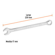 Llave combinada extralarga 17 mm x 259 mm de largo, EXPERT