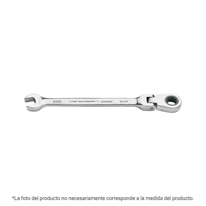Llave combinada con matraca 19 mm flexible, EXPERT