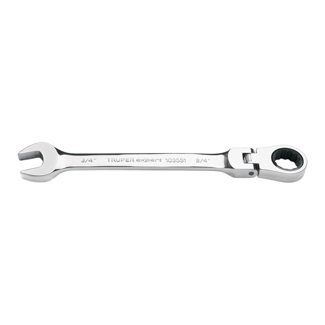 Llave combinada con matraca 3/4' flexible, EXPERT