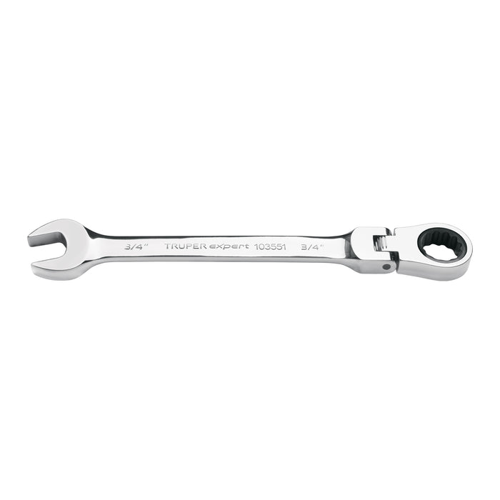 Llave combinada con matraca 3/4' flexible, EXPERT