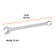 Llave combinada extralarga 32 mm x 441 mm de largo, EXPERT